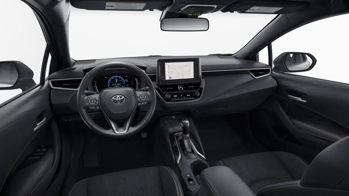 corolla hatchback dashboard