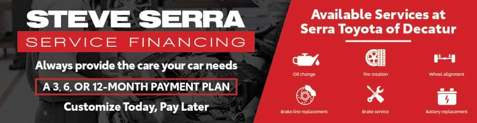 Service Financing Banner Toyota Decatur