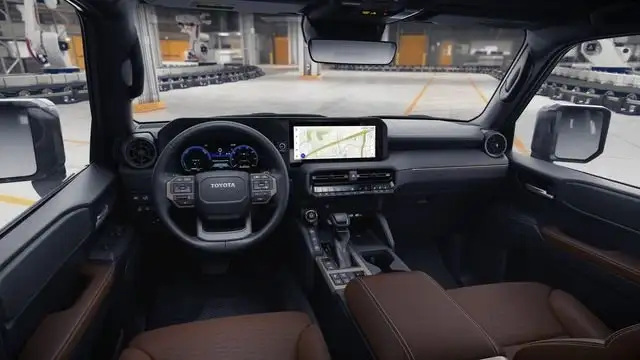 2027 Toyota Land Cruiser multimedia touchscreen dashboard
