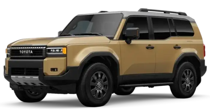 2027 Toyota Land Cruiser driving near Huntsville