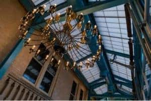 Chandelier from Hotel Havana in San Antonio, TX.