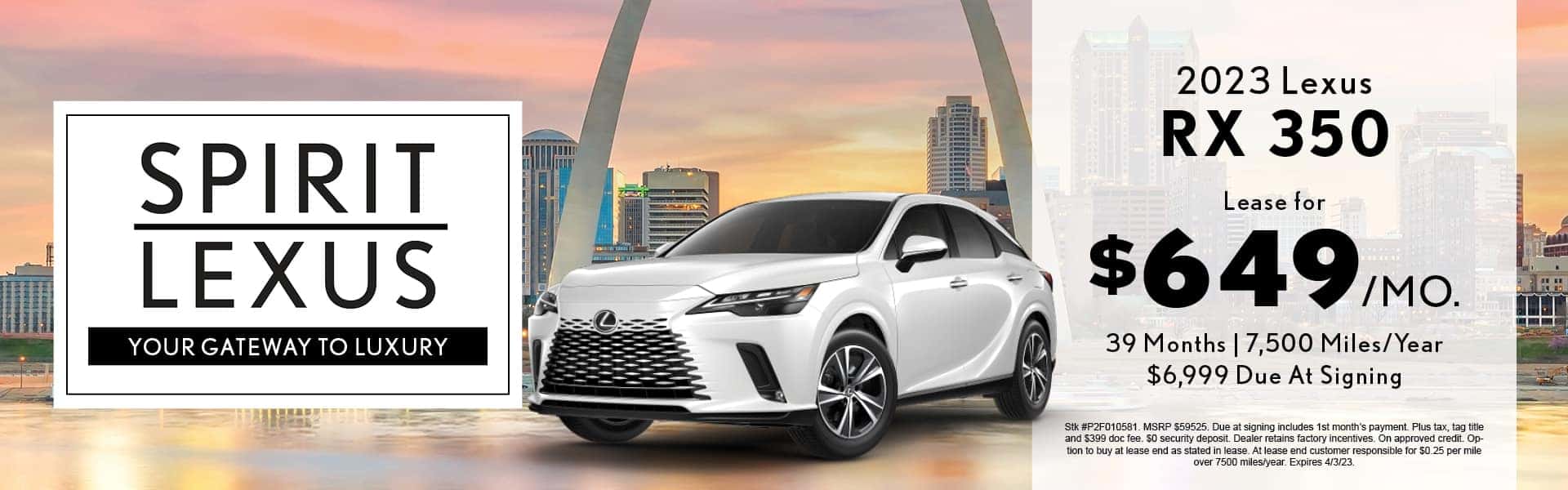 RX 350 Offer