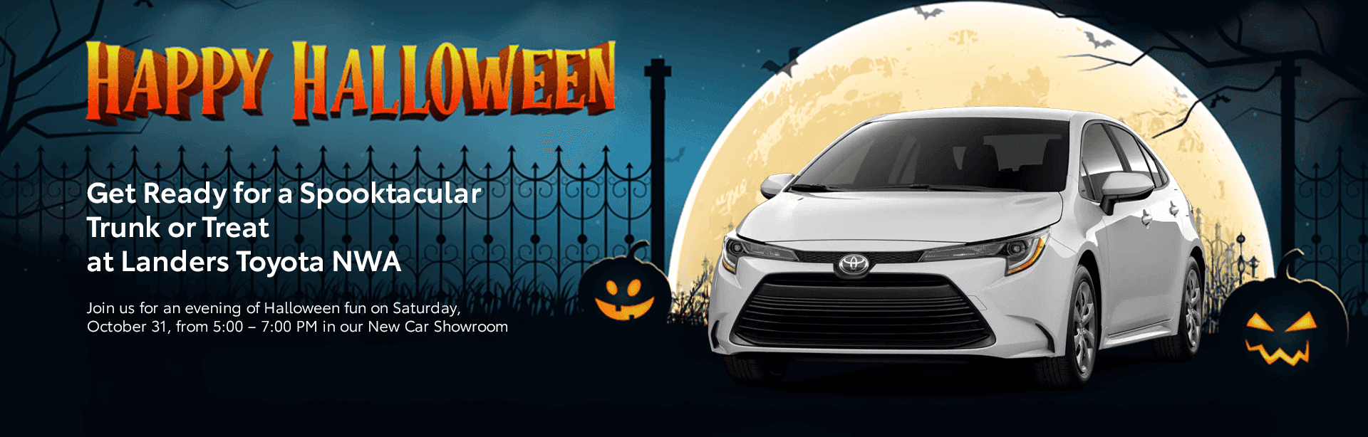 Get Ready for a Spooktacular Trunk or Treat at Landers Toyota NWA!