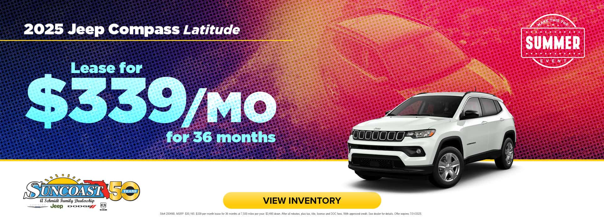 Make This The Summer Event 2025 Jeep Compass Latitude