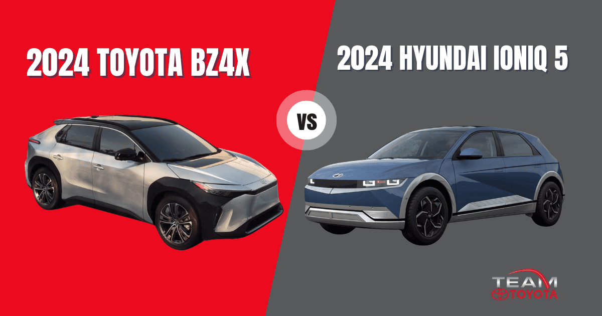 Electric SUV Showdown: 2024 Toyota bZ4X vs Hyundai Ioniq 5 | Team ...