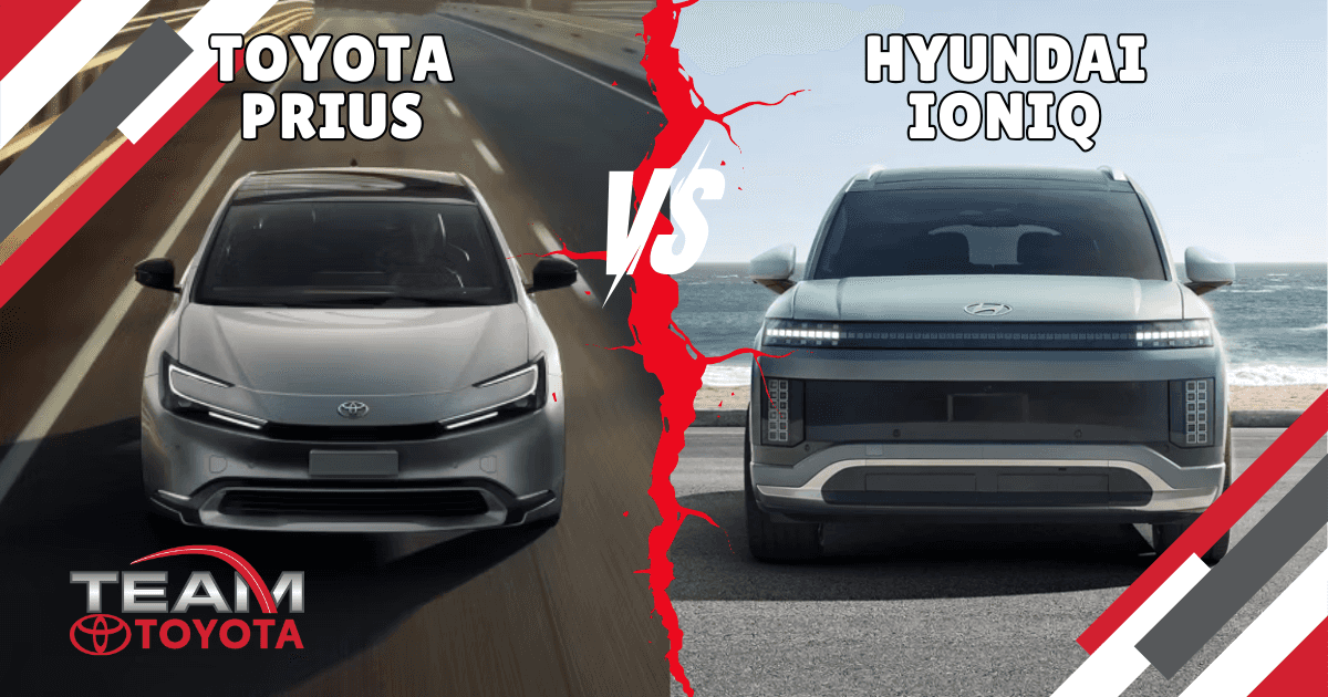 2026 Toyota Prius vs 2026 Hyundai Ioniq Hybrid comparison by Team Toyota Steubenville OH