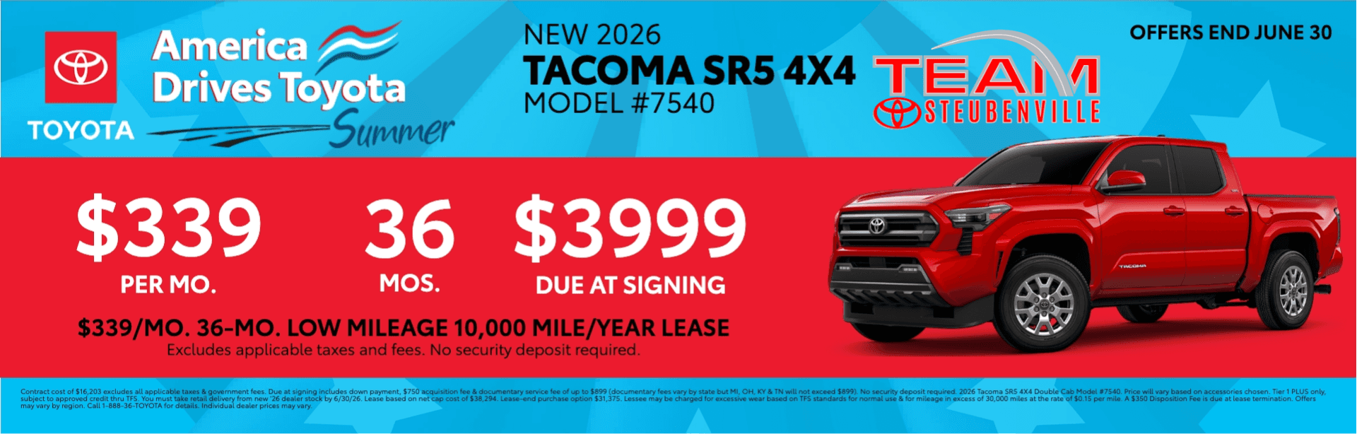 Toyota Tacoma June