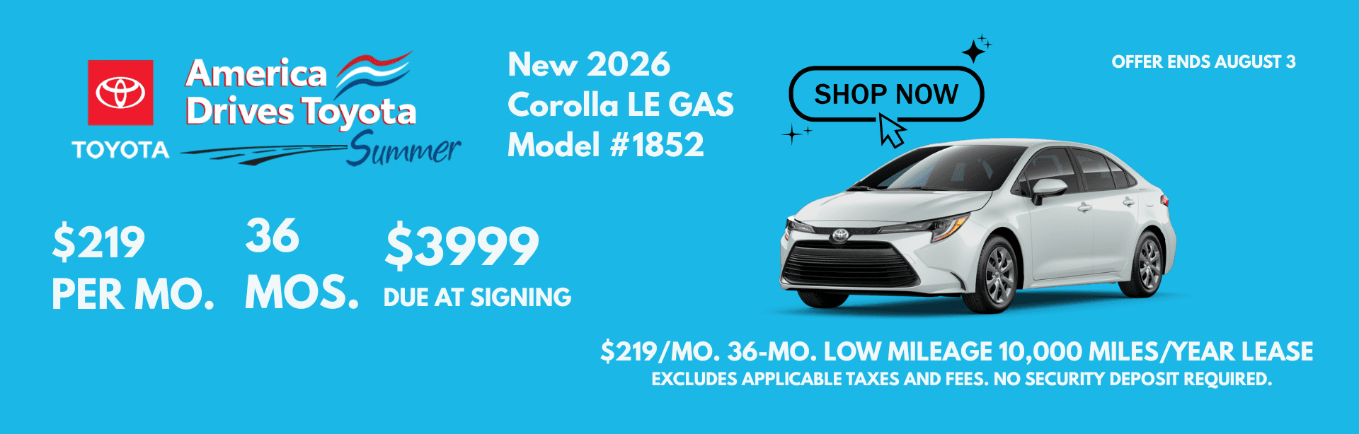 July Corolla