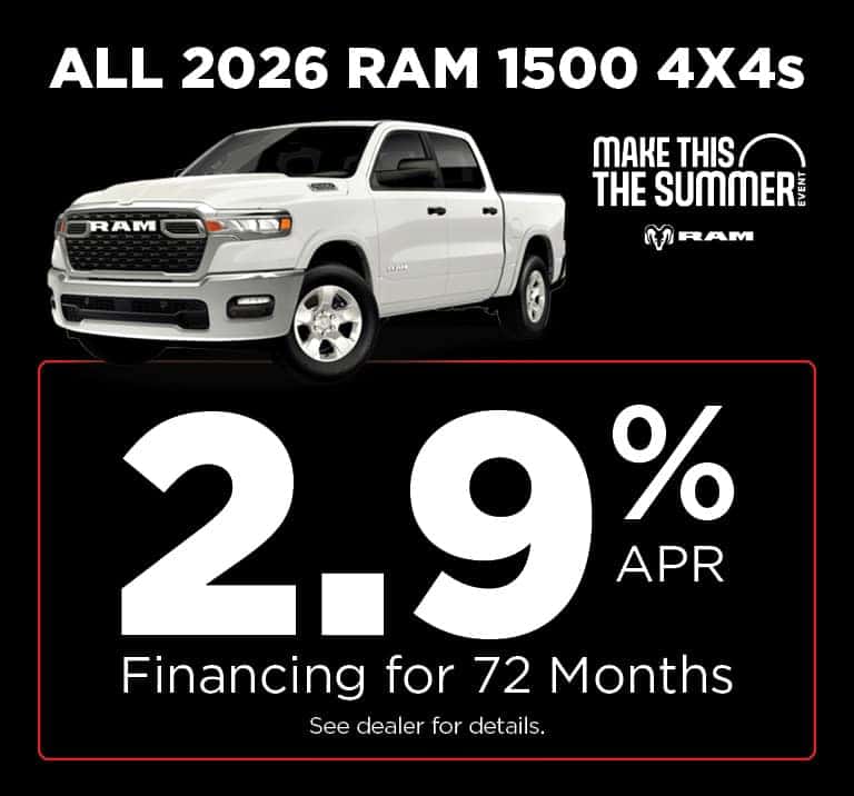 NEW 2026 RAM 1500 4X4