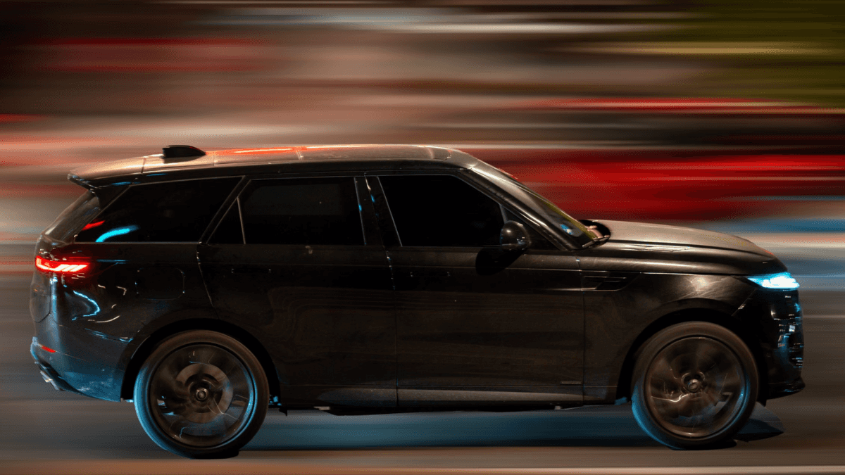 Low-Mileage Used SUV in the fast lane