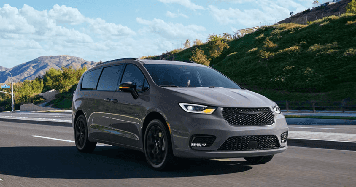 2024 Chrysler Pacifica on the highway