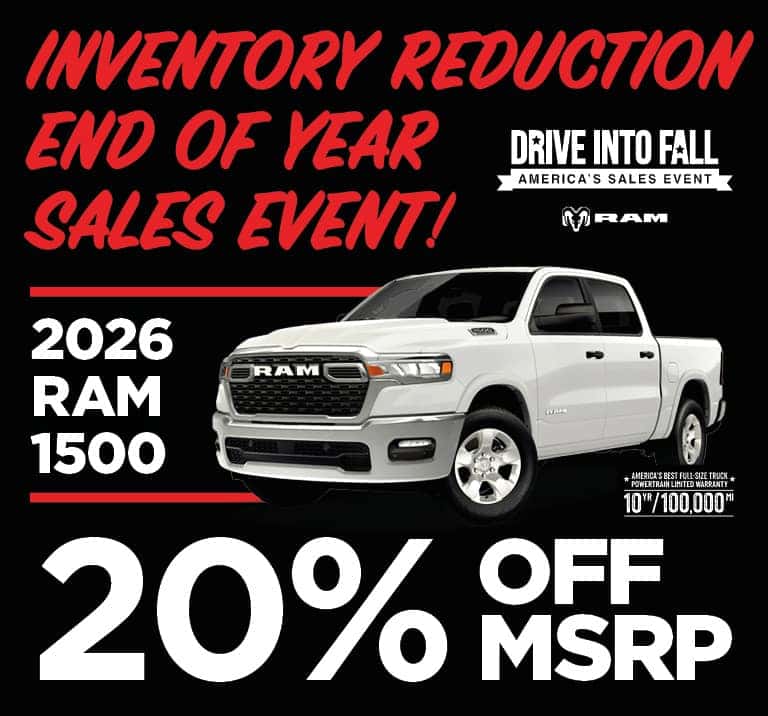 2026 RAM 1500 4X4s