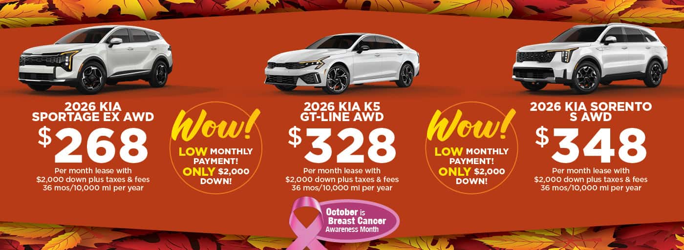 October 2026 Kia Lease Specials