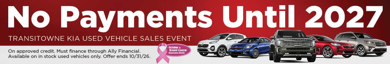 Transitowne Kia Used Vehicle Sales Event