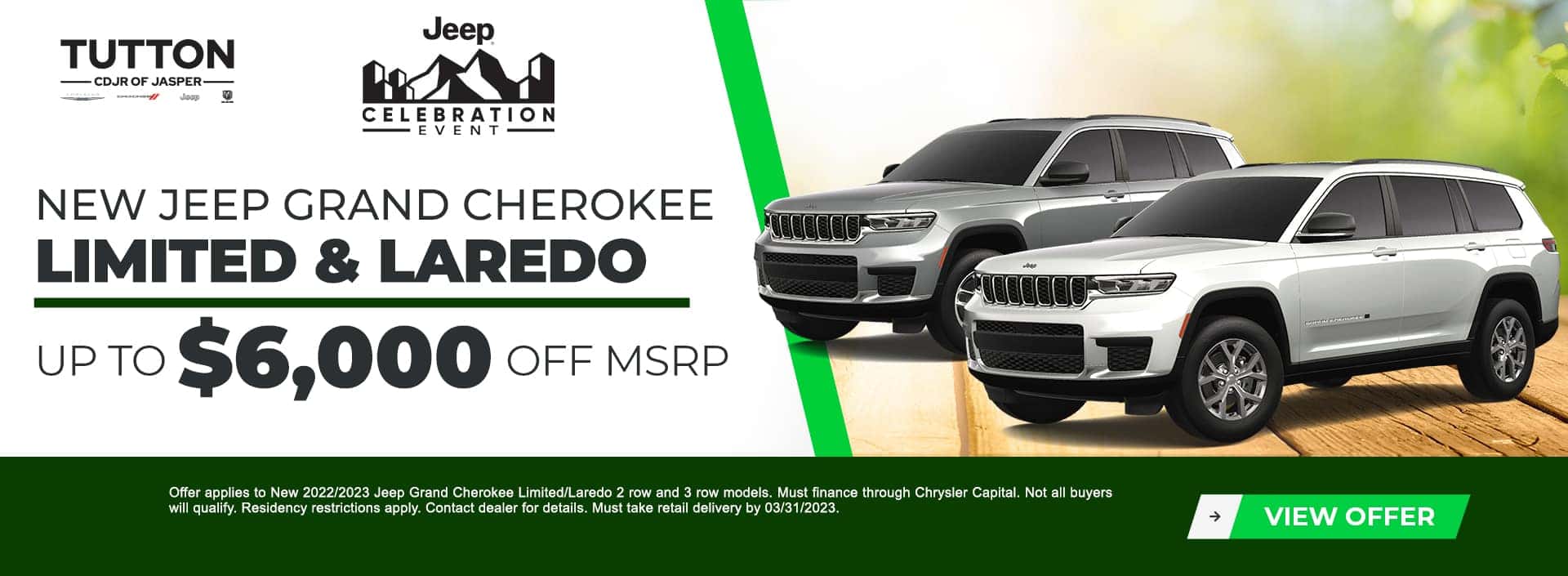 Jeep Grand Cherokee Limited & Laredo