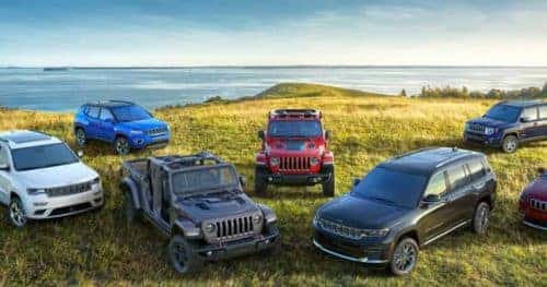 a bunch of vehicles outdoors in grass
