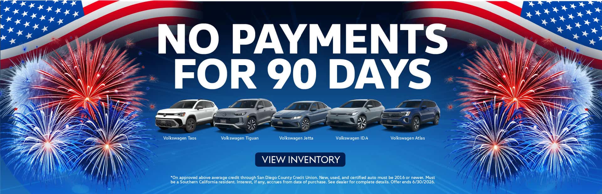 NO PAYMENTS FOR 90 DAYS!*