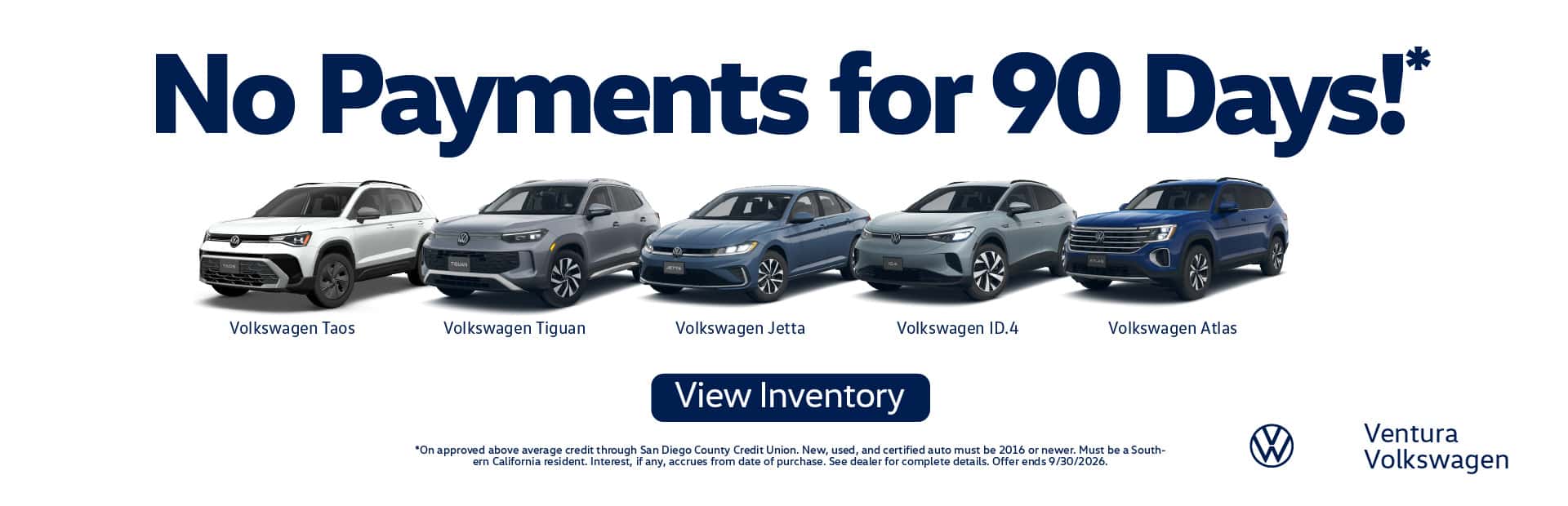 NO PAYMENTS FOR 90 DAYS!*