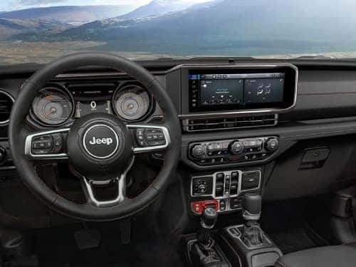 2024 Jeep Gladiator view of dash