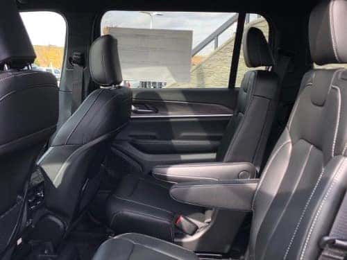 2025 Jeep Grand Cherokee L  side view of second row seats