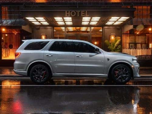 2025 Dodge Durango parked on a city street