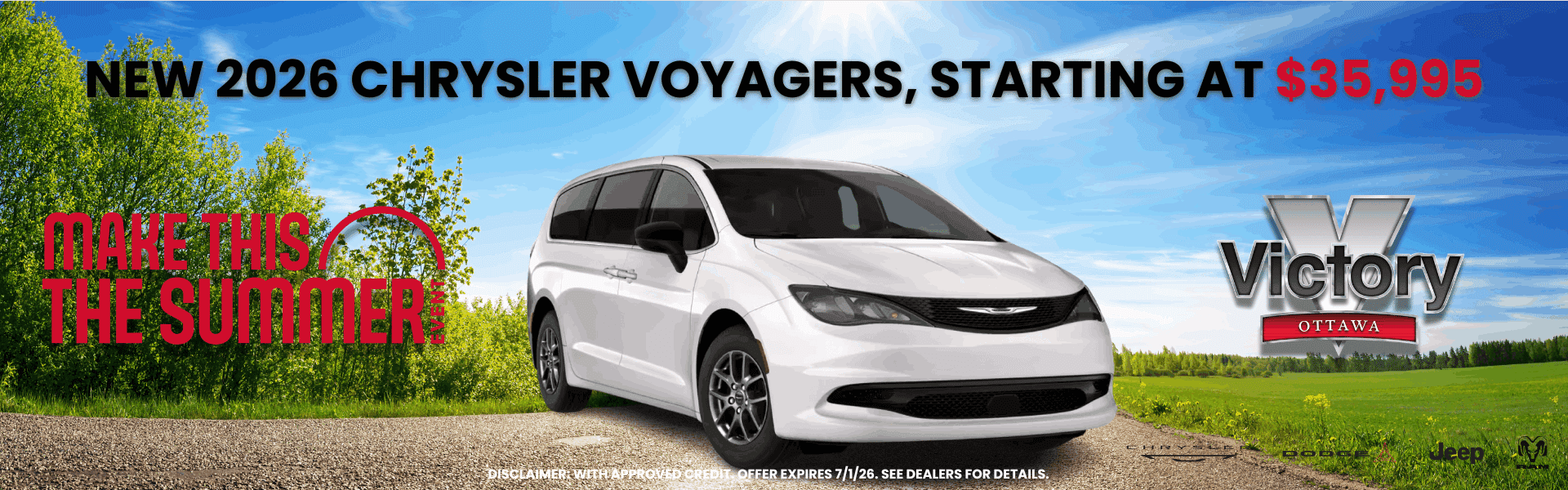 New 2026 Chrysler Voyagers
