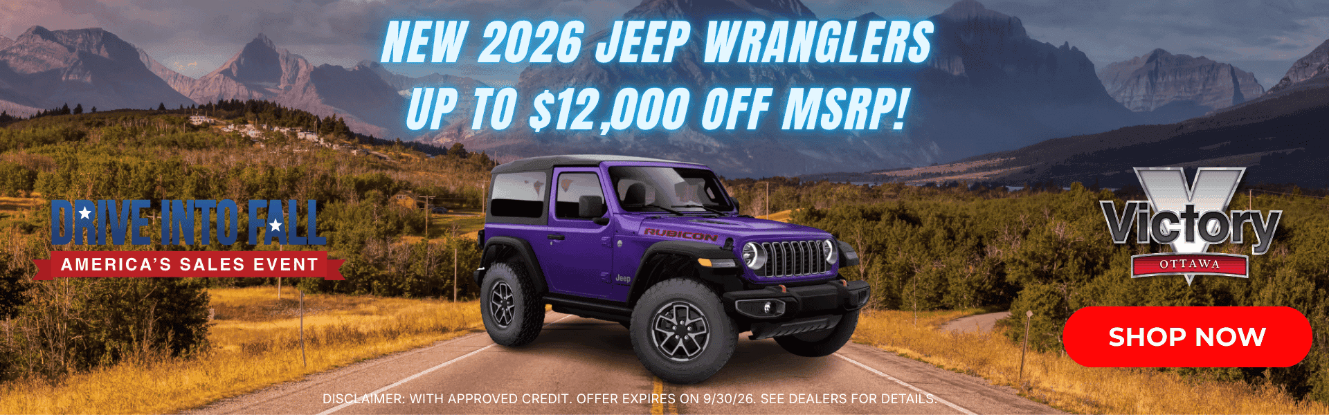 New 2026 Jeep Wranglers up