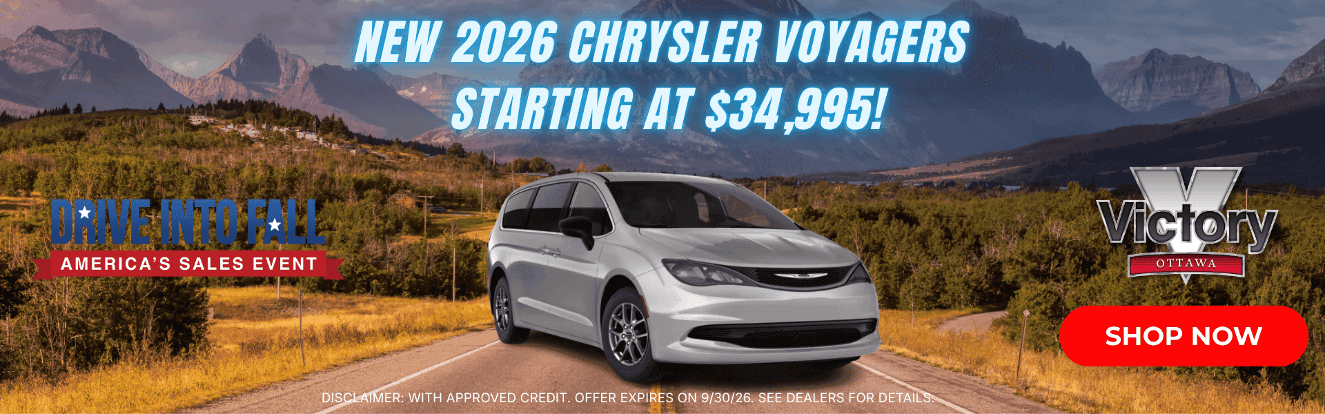 New 2026 Chrysler Voyagers