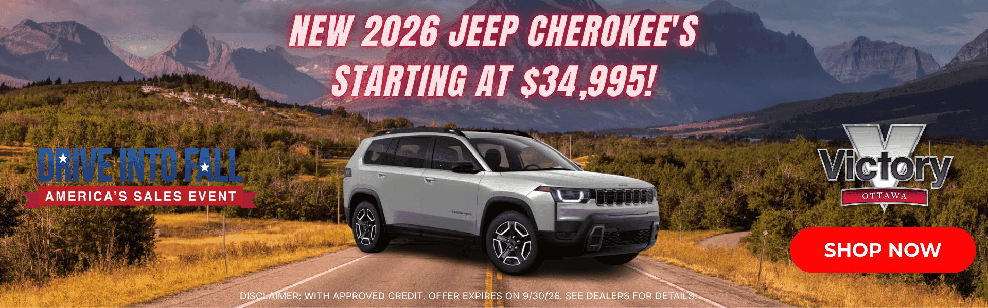 New 2026 Jeep Cherokee's