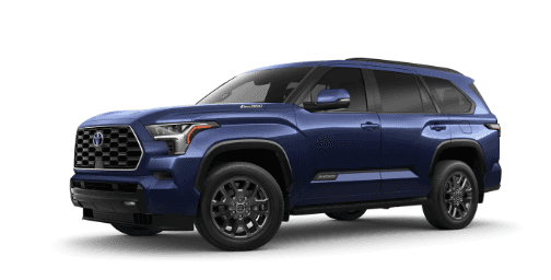 Toyota Sequoia Platinum - exterior blue