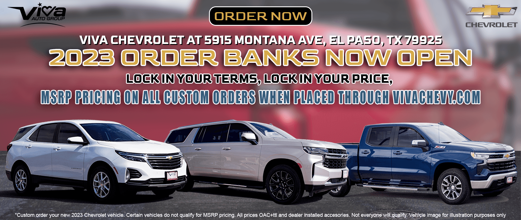 Viva Chevrolet | Chevrolet Dealer in El Paso, TX