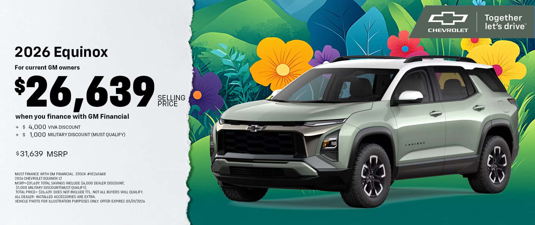 Viva Chevrolet May 2026 Equinox V2 Special
