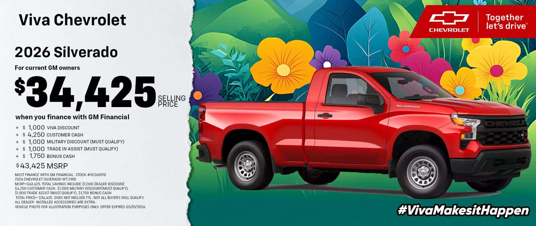 Viva Chevrolet May 2026 Silverado Special