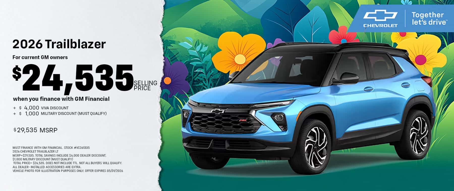 Viva Chevrolet May 2026 Trailblazer Special