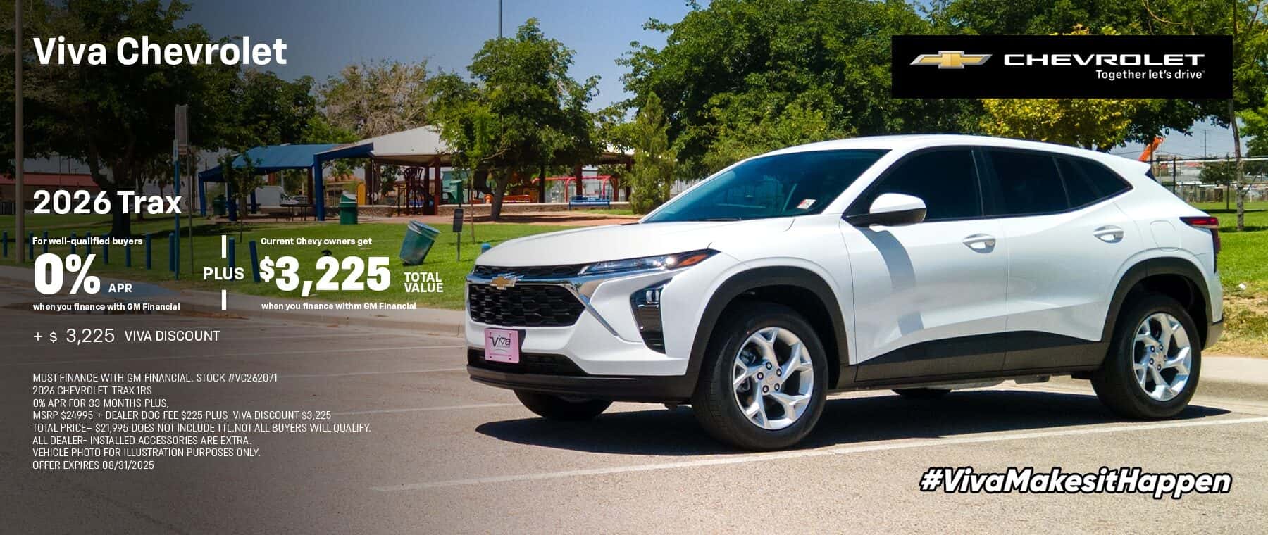 Viva Chevrolet July 2026 Trax Special