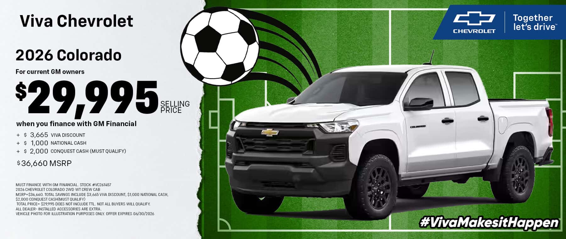 Viva Chevrolet June 2026 Colorado Special