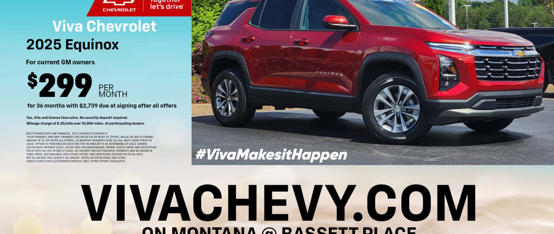 Viva Chevrolet July 2025 Equinox Special