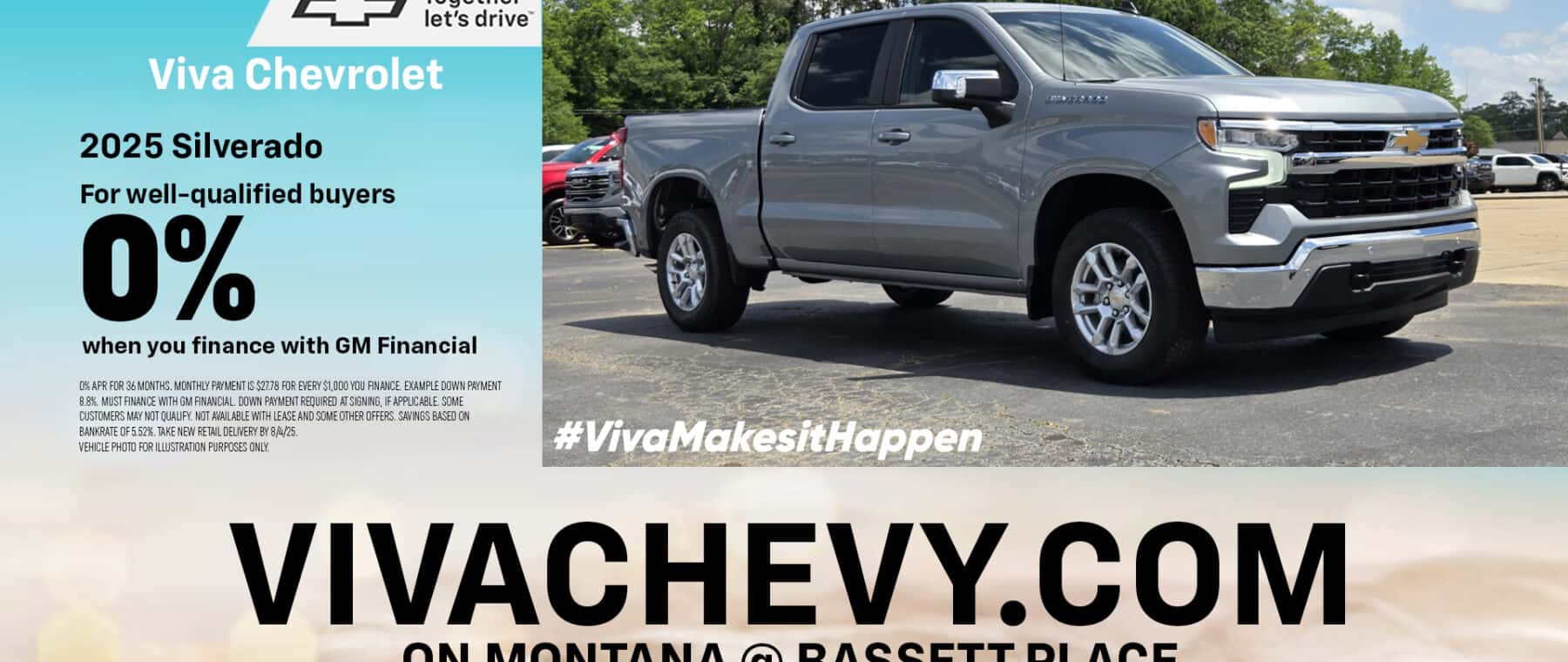 Viva Chevrolet July 2025 Silverado Special