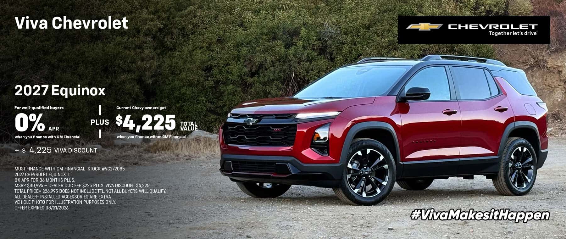 Viva Chevrolet July 2026 Equinox Special