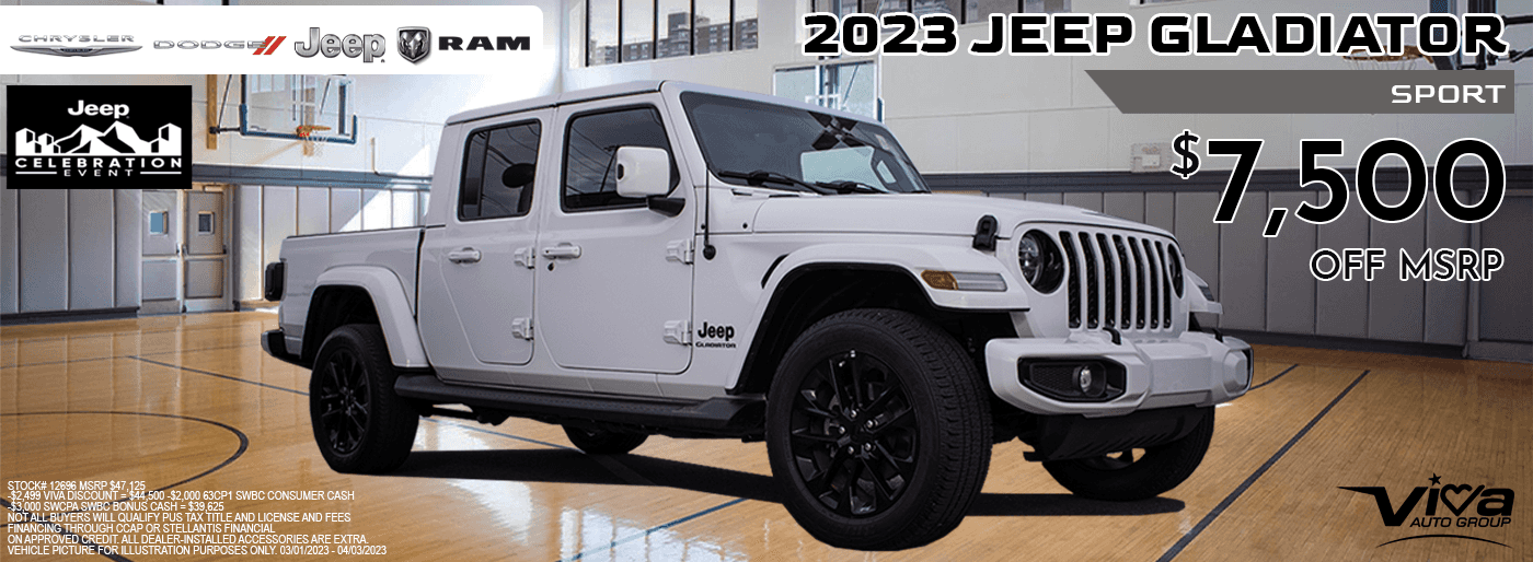 Viva CDJR in El Paso March Jeep Gladiator Special