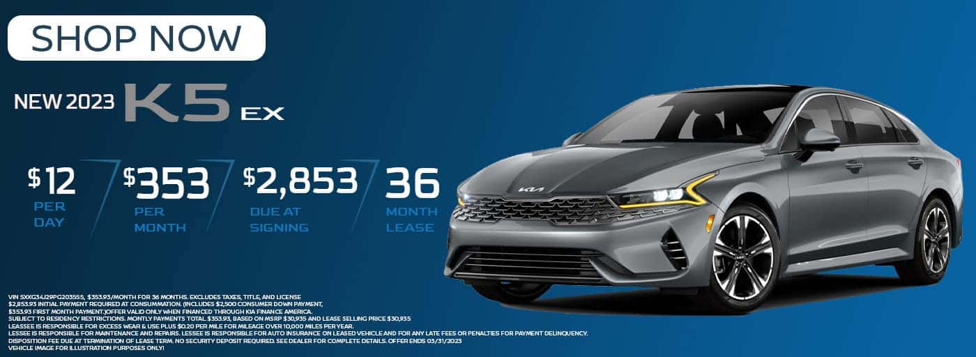 Viva Kia K5 March Lease Special