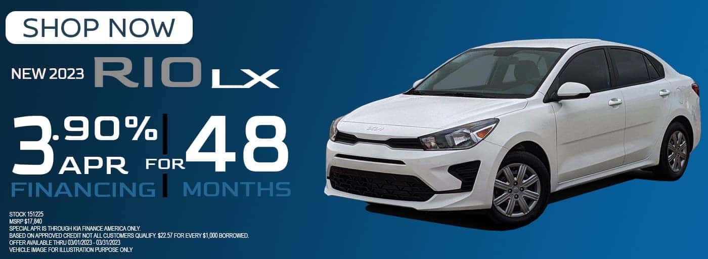 Viva Kia Rio March Lease Special