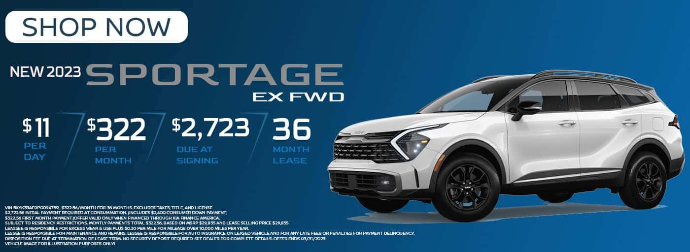 Viva Kia Sportage March Lease Special