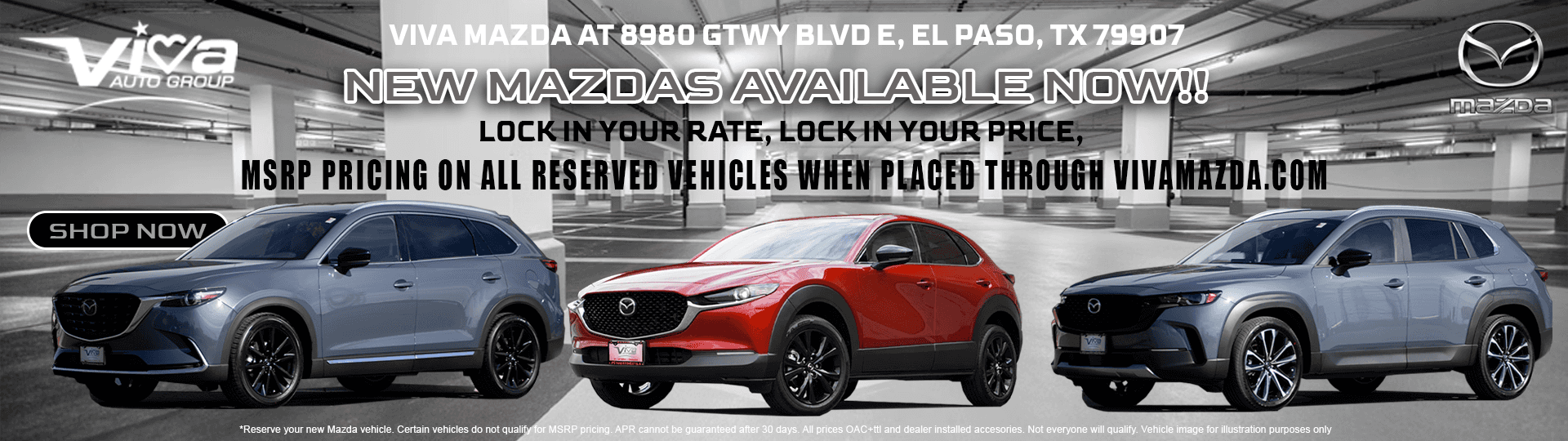 MAZDA RESERVE NOW March