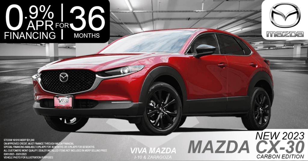 2023 Mazda CX-30 Carbon Edition Offer