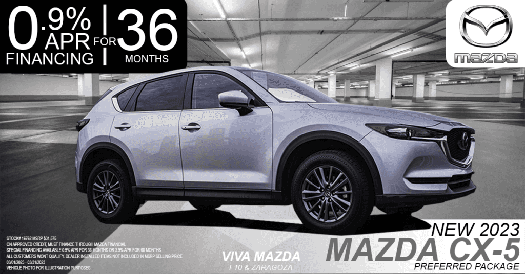 2023 Mazda CX-5 Preferred Package Offer