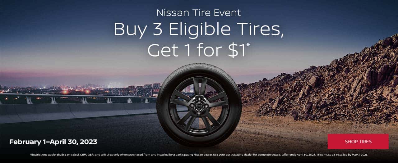 Viva Nissan Buy 3 tires get the 4th tire for $1