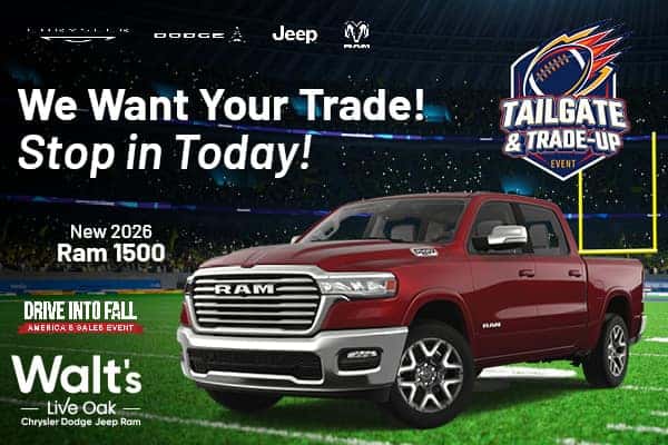 We Want Your Trade! Stop in Today!